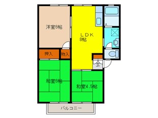 グリ－ンヒル葉坂の物件間取画像